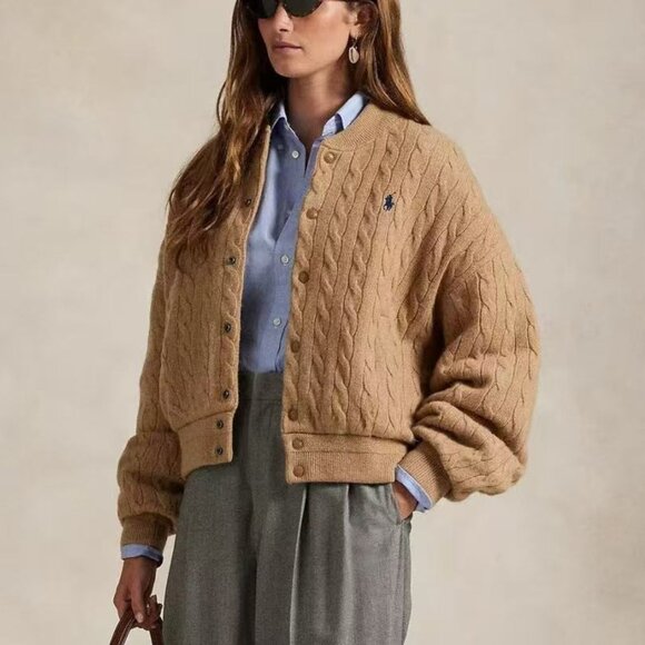 Polo Ralph Lauren Jackets & Blazers - Polo Ralph Lauren Pilot jacket knitted women's cotton coat